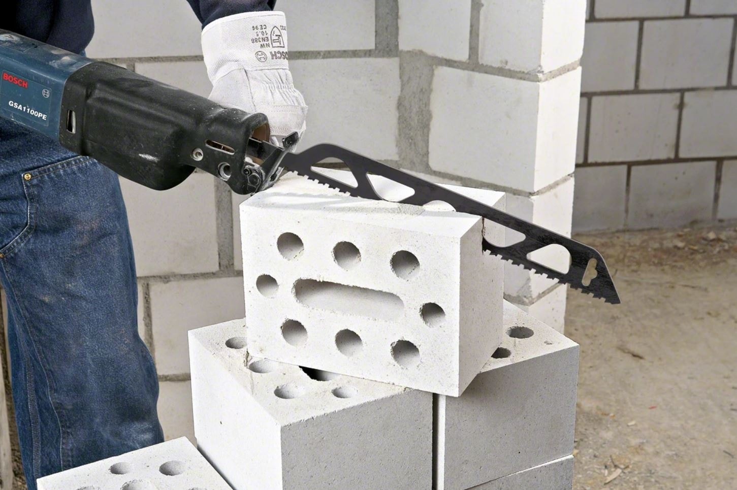 BOSCH S 1243 Hm Ytong ve Tuğla Kesimi Için Tilki Kuyruğu Testere Ucu 300 mm
