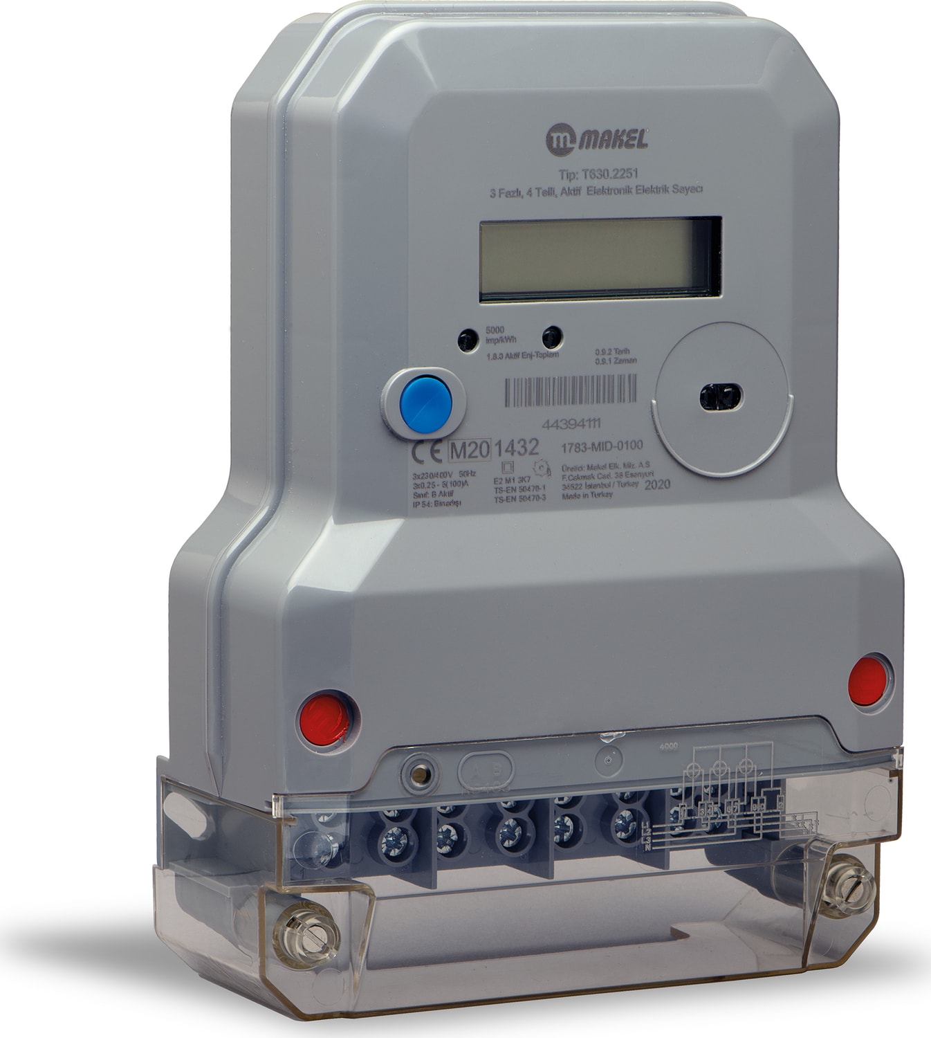 Elektronik Trifaze Sayaç 100 A