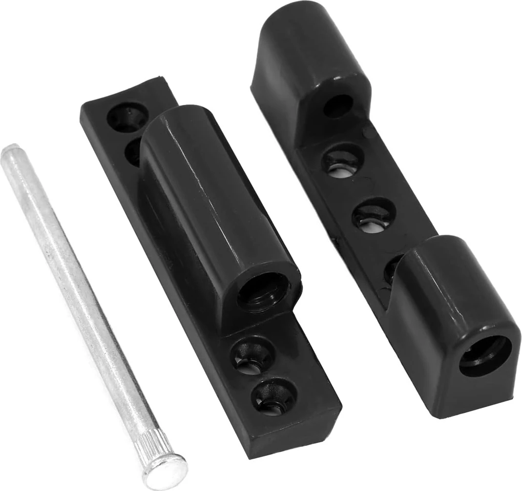 90 mm Siyah Çelik Pvc Menteşe 2 Adet (9 cm-90 mm Siyah Standart Menteşe İki Adet)