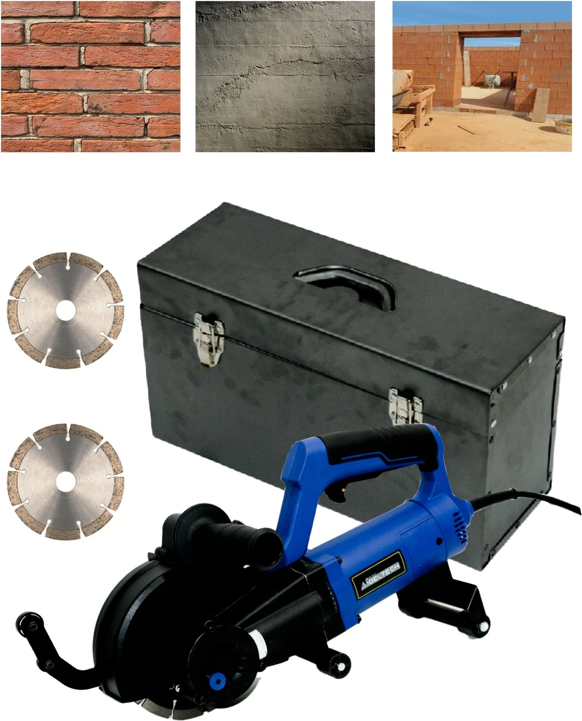 Ibeltech 1600 Watt 8900 Rpm Duvar Kanal Oluk Açma Makinesi