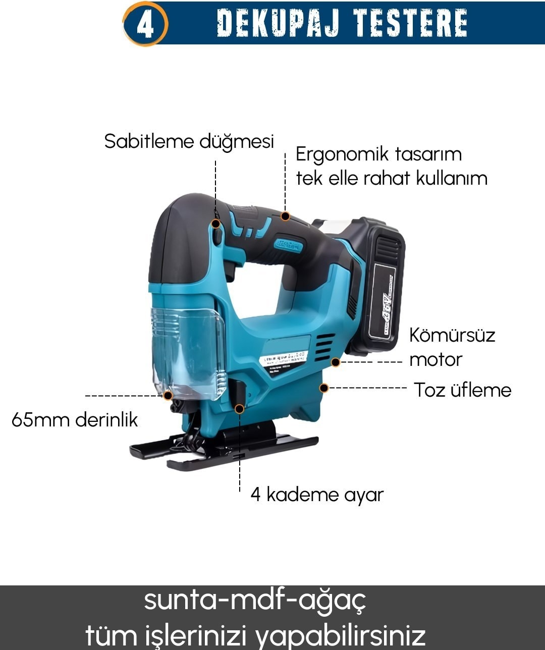 Chelikbei EEA458 Akülü 11LI Set (Led Işık, Lazer Metre, Somun Sıkma, Dekupaj, Oto Yıkama, Dal Makası, Dal Budama Testere, Darbeli Vidalama, Spral, Kırıcı Delici Matkap, Çok Fonksiyonlu Taşlama)