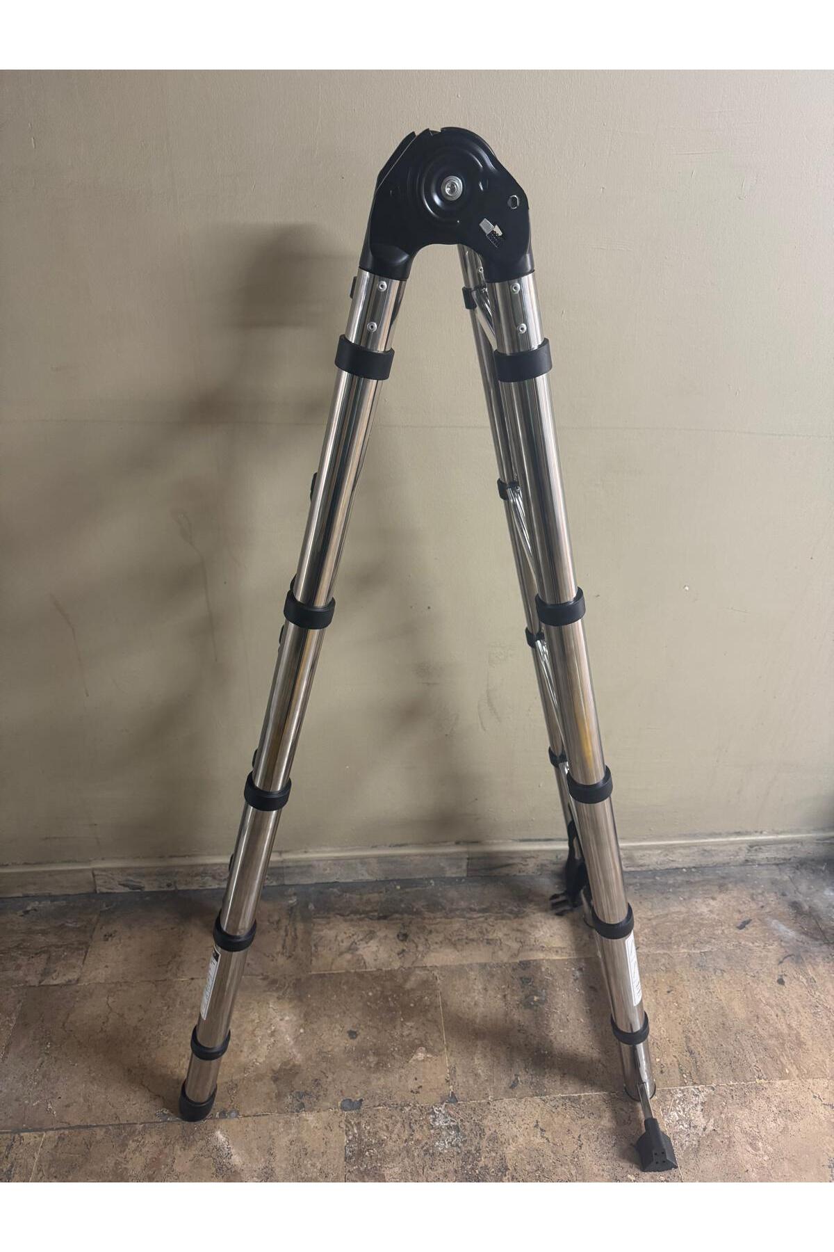 - PASLANMAZ ÇELİK A TİPİ ÇOK FONKSİYONLU TELESKOPİK MERDİVEN