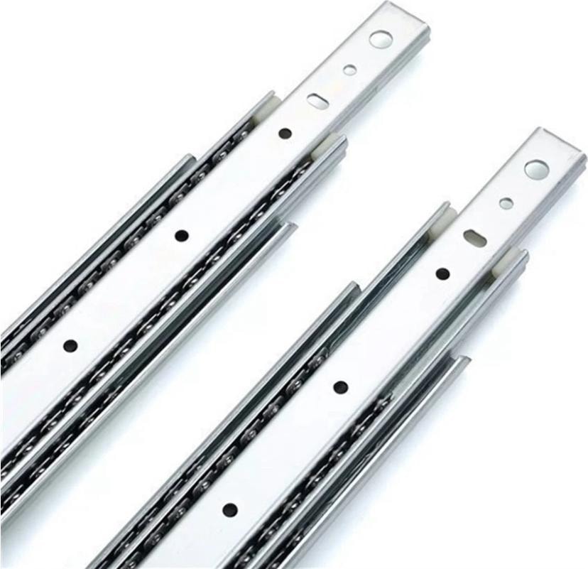 Bilyeli Teleskopik Çekmece Rayı 30 mm Boy 450 mm 2 Adet