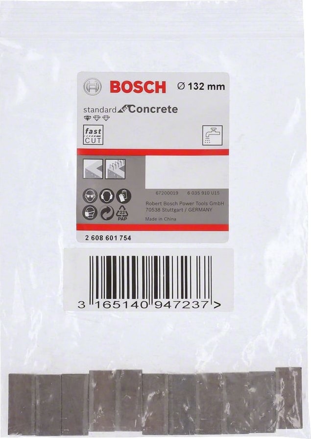BOSCH - Standard Seri Sulu Elmas Karot Ucu Segmanı 132MM 1 1/4'' 11'li