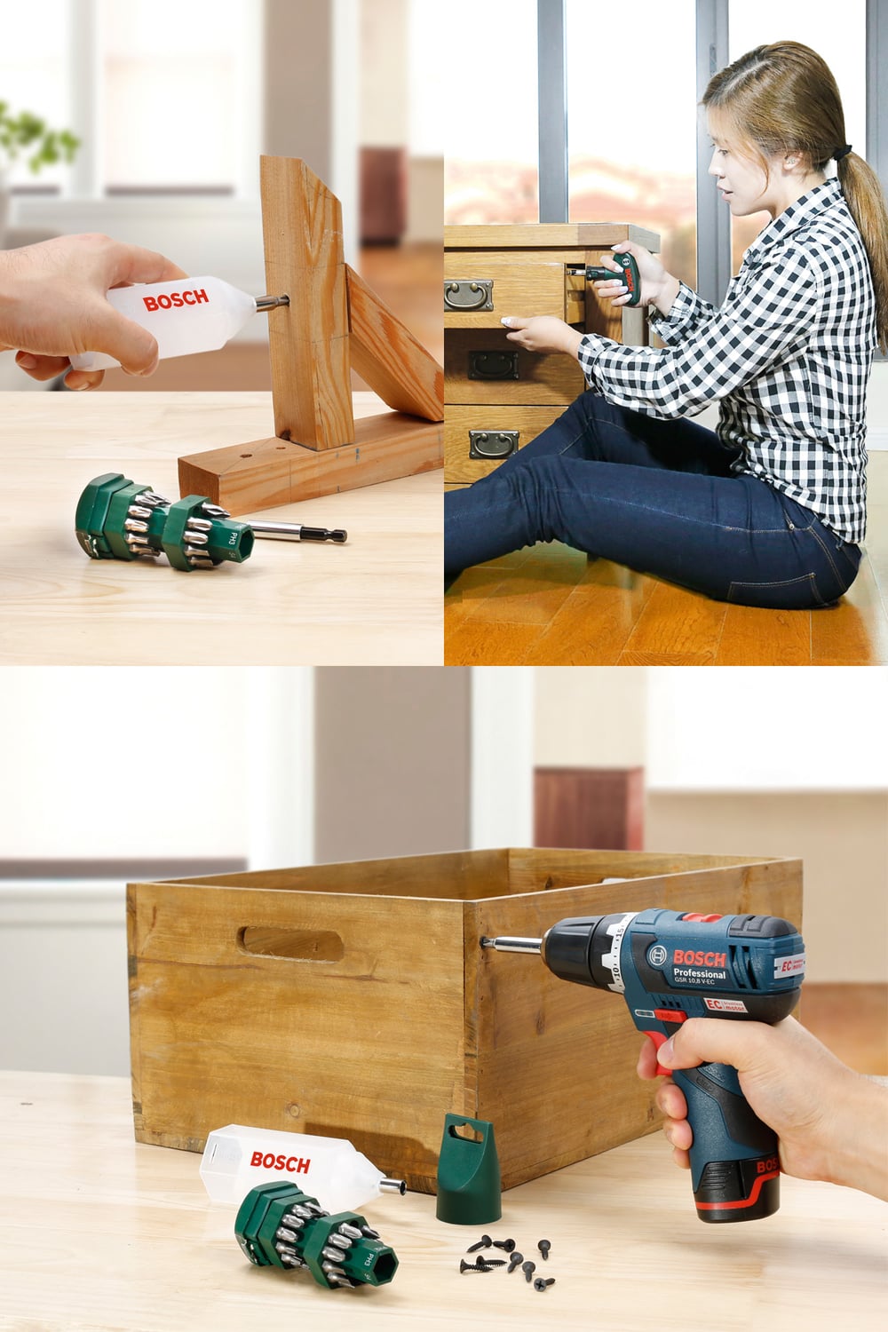 BOSCH Dıy-P 10 Parça Cırcır Cep Tornavida Seti
