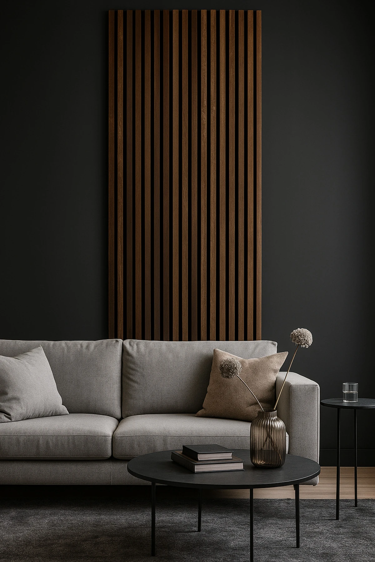 Barok Meşe Kendinden Yapışkanlı Duvar Çıta – 12 Adet | 120 cm Uzunluk 18 mm Kalınlık Dekoratif Panel