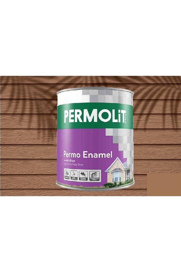 Permo Enamel Sentetik Yağlı Boya -alüminyum-ahşap-demir-metal- 0,75 L Sütlü Kahve