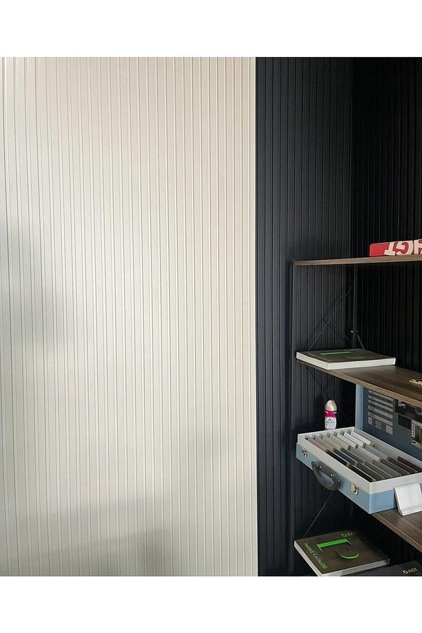 Akyürek Lb 3771 Model Bianco Renk ( Beyaz -kırık Beyaz Arası ) Duvar Kaplamma Panel Lambri
