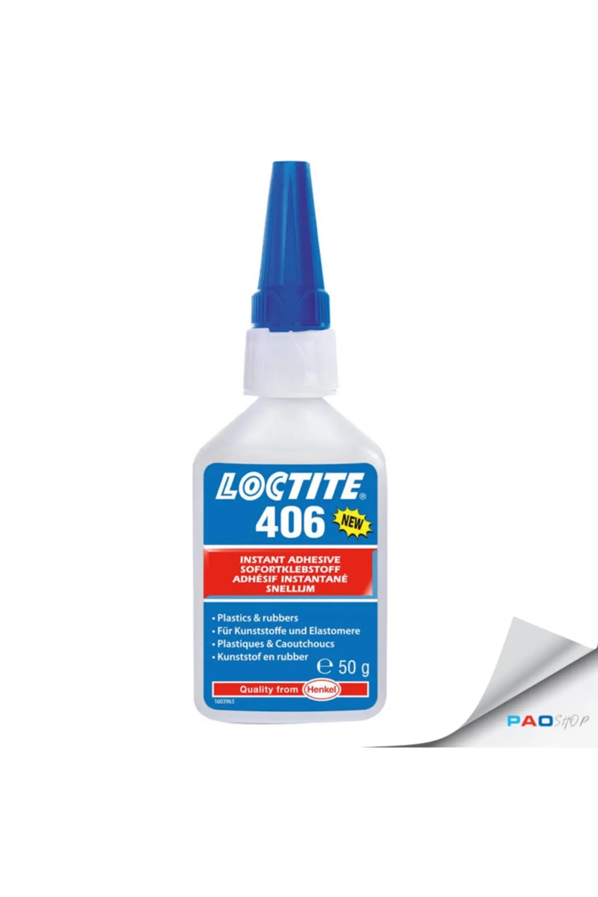 Loctite 406 Plastik Ve Kauçuklar İçin Hızlı Yapıştırıcı 50 gr/ml