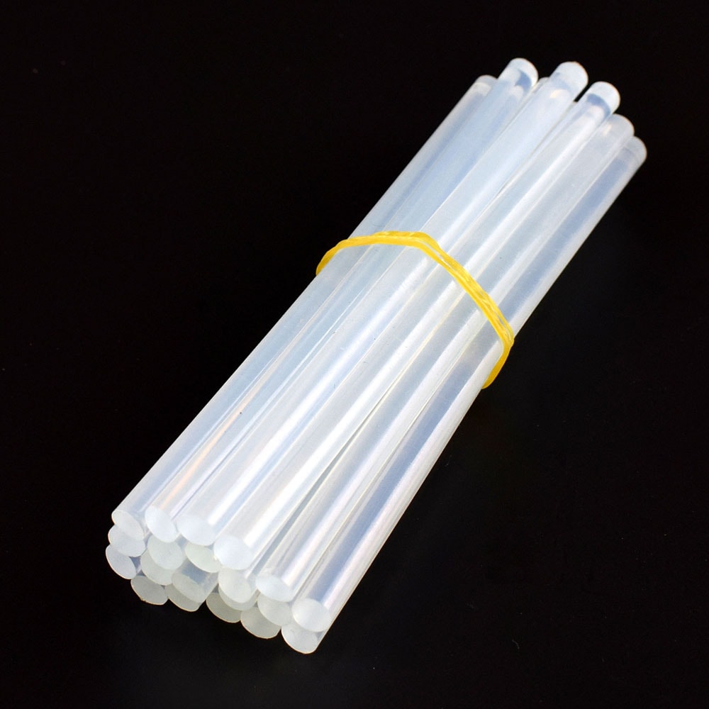 30 Adet, Kalın Silikon, Sıcak Silikon, Şeffaf Mum Silikon, 11 Mm, Sıcak Yapıştırıcı