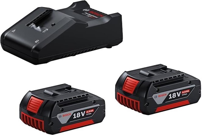 BOSCH Gba 2x4.0 Ah + Gal 18V-40