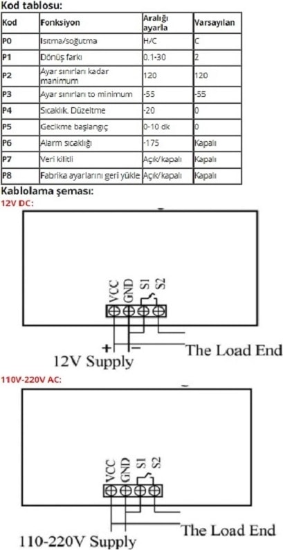 Ac 220V 10A Dijital Termostat Kuluçka Makinalarına Uygun Hassas