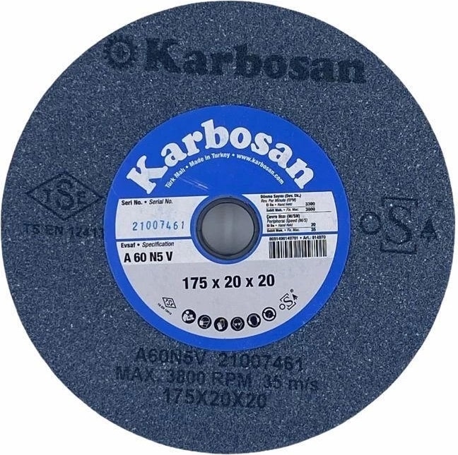 KARBOSAN 175X20X20 60 Kum Nk Taşlama Taşı