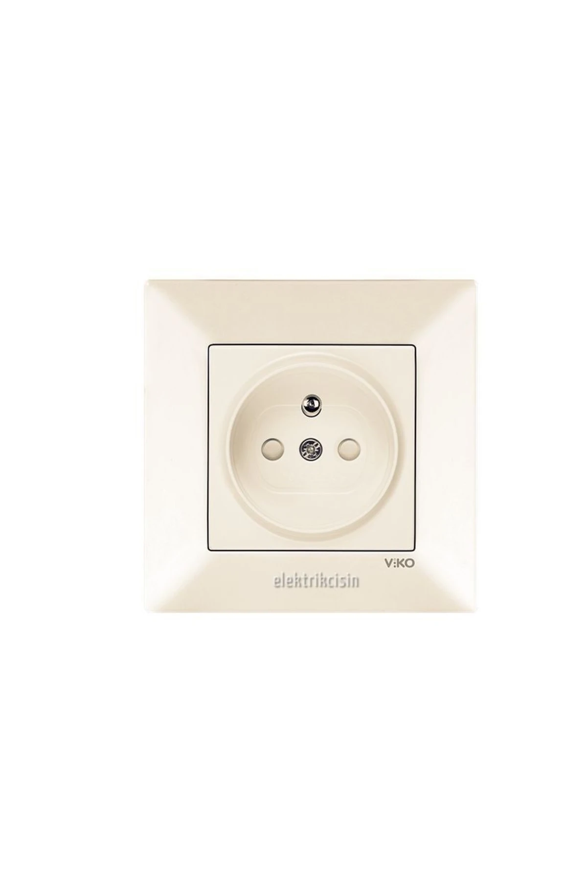 Meridian Krem Çocuk Korumalı Ups Prizi (çerçeve Dahil) 1 Adet
