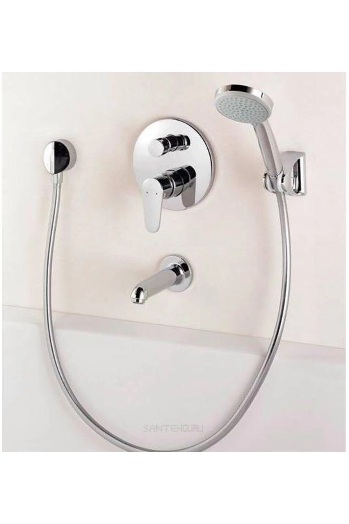 Focus E2 Tek Kollu Ankastre Banyo Bataryası - Krom 31945000