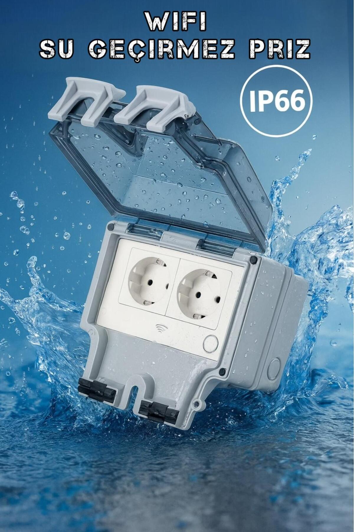 Dış Mekan Wifi Priz Çift Kutup (IP66)