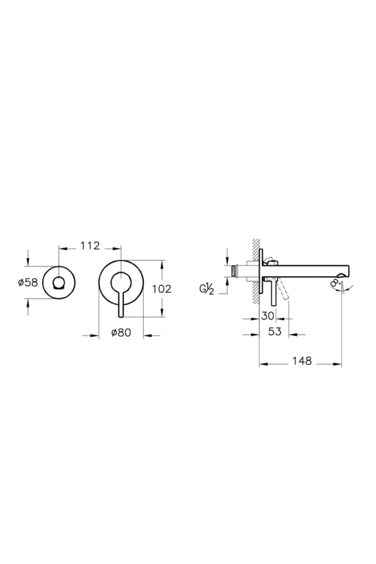 A42581 Origin Ank.lavabo Bat.