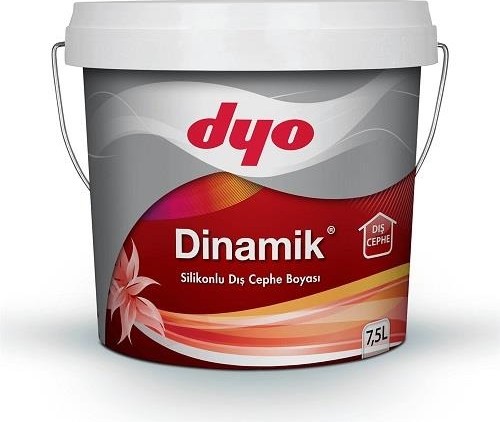 Dinamik Silikonlu Dış Cephe Boyası 7.5 Lt Sarı