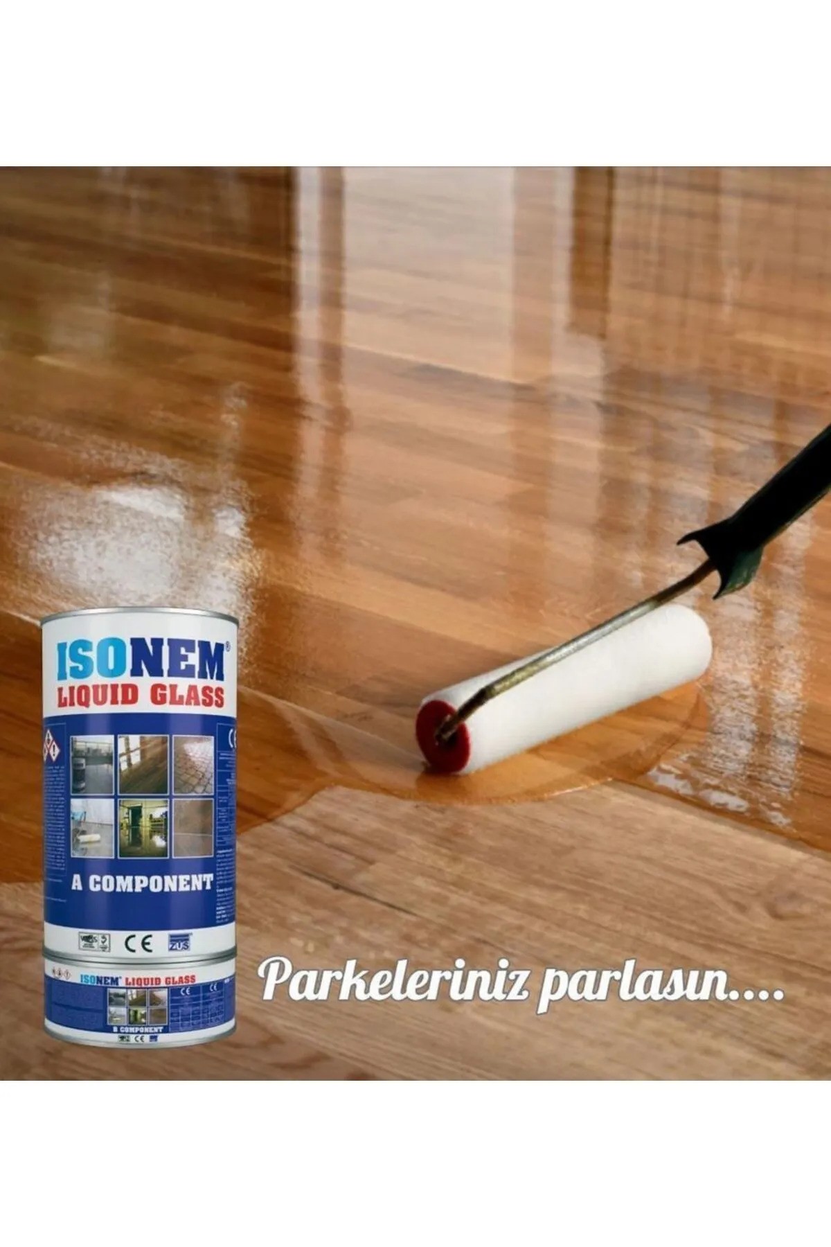 İsonem Lglass Su Yalıtım Malzemesi, Fayans Seramik Balkon Parke Şeffaf Su Yalıtım Malzemesi