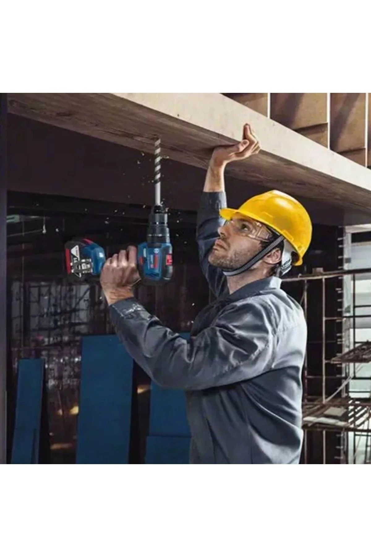 Gsb 185 LI Tek Akülü Kömürsüz Darbeli 23 Parça Aksesuar Set+ 43 Parça Matkap Ucu Vidalama Ucu