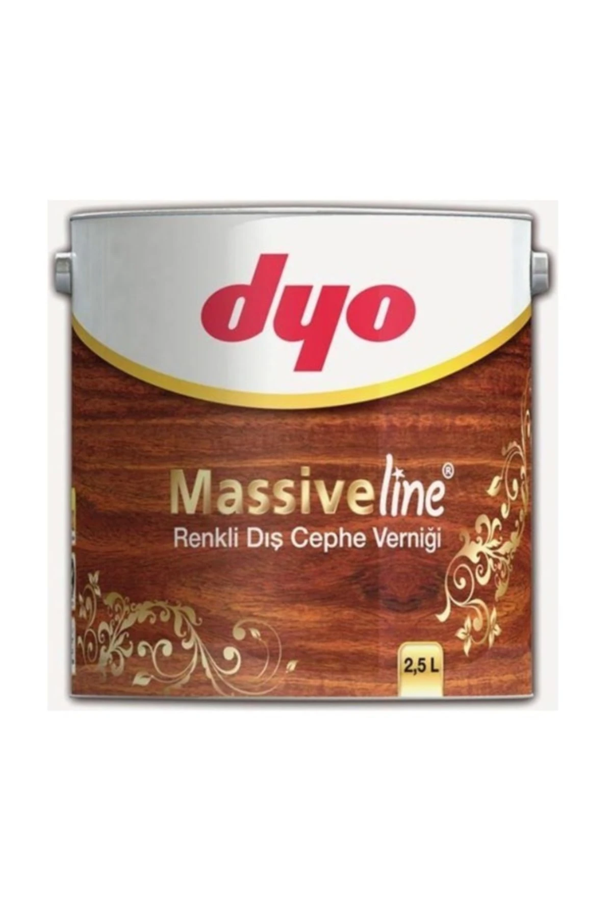 Dyo Şeffaf Massiveline Renkli Dış Cephe Verniği 2,5 lt