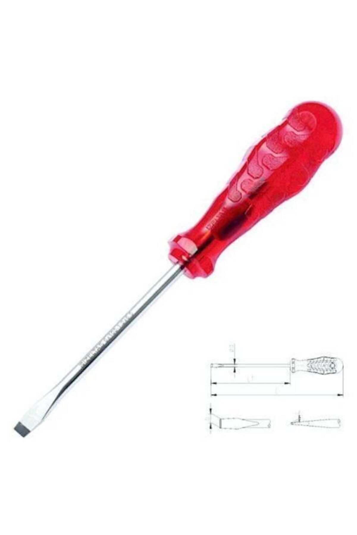 İZELTAŞ Düz Kraft Tornavida 7x150