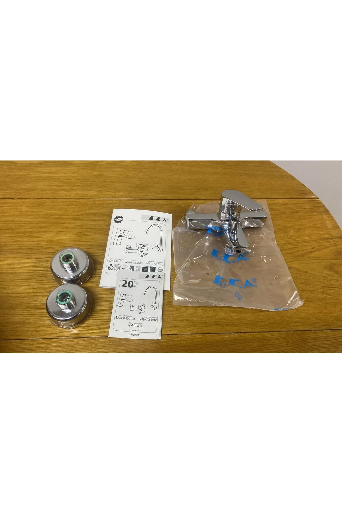 Nıobe Banyo Bataryası Uzun Çıkış Ucu ile Kullanım Kolaylığı 102102482 Krom