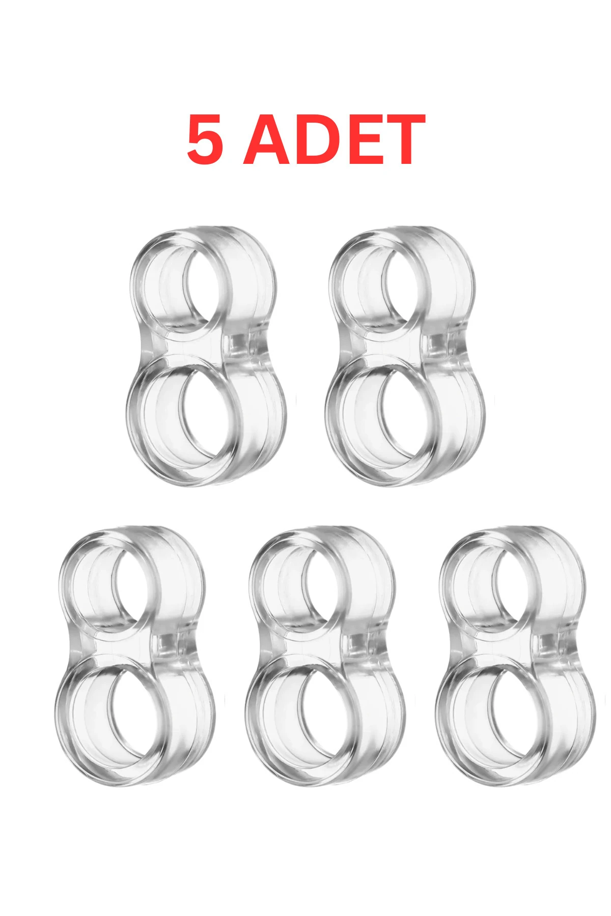 Silikon Şeffaf Plastik Kapi Kolu Tutucu Tutacagi Pencere Stoperi Durdurucu Esnek Plastik