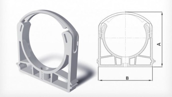 Pvc Boru Kelepçesi Q70 mm