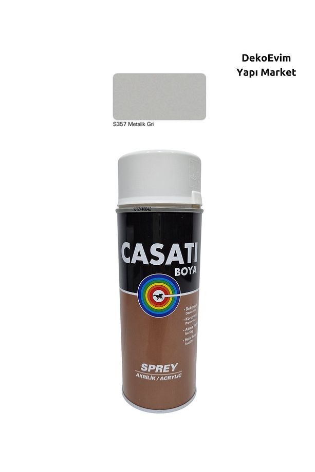 Sprey Boya S357 Metalik Gri 400 Ml.