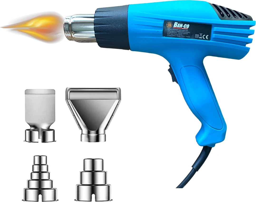 2000 W Kademeli Sıcak Hava Tabancası