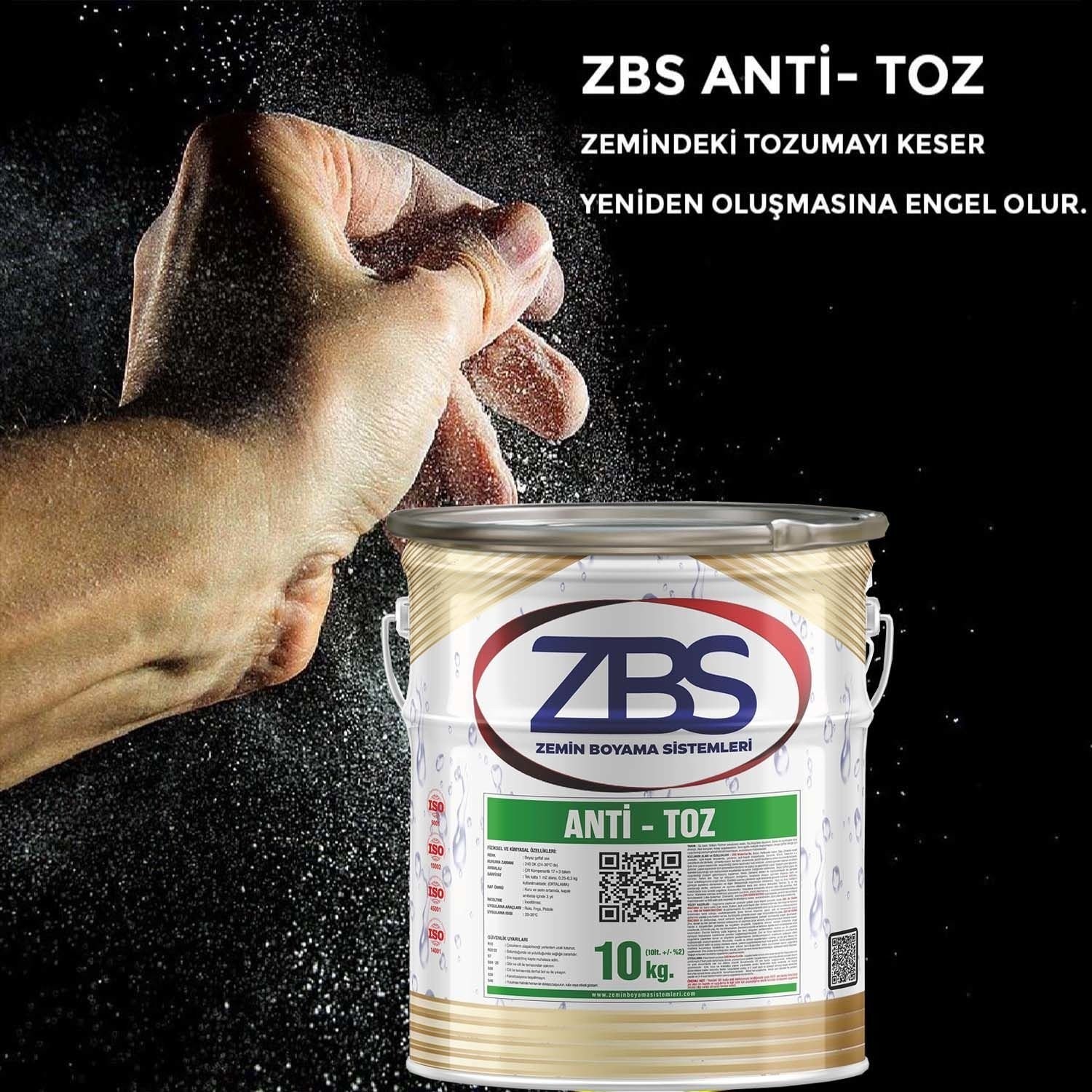 Anti-Toz 10 kg Şeffaf Tozumalı Zeminlerdeki Tozumayı Anında Keser ve Zemini Doyurur