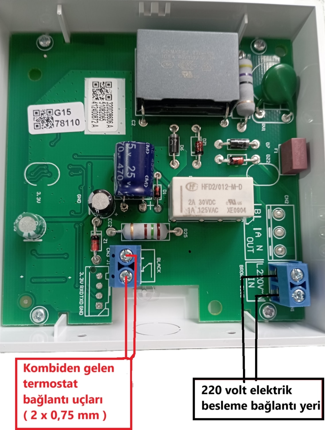 Kablosuz Programlanabilir Oda Termostatı Syn 177 Rf