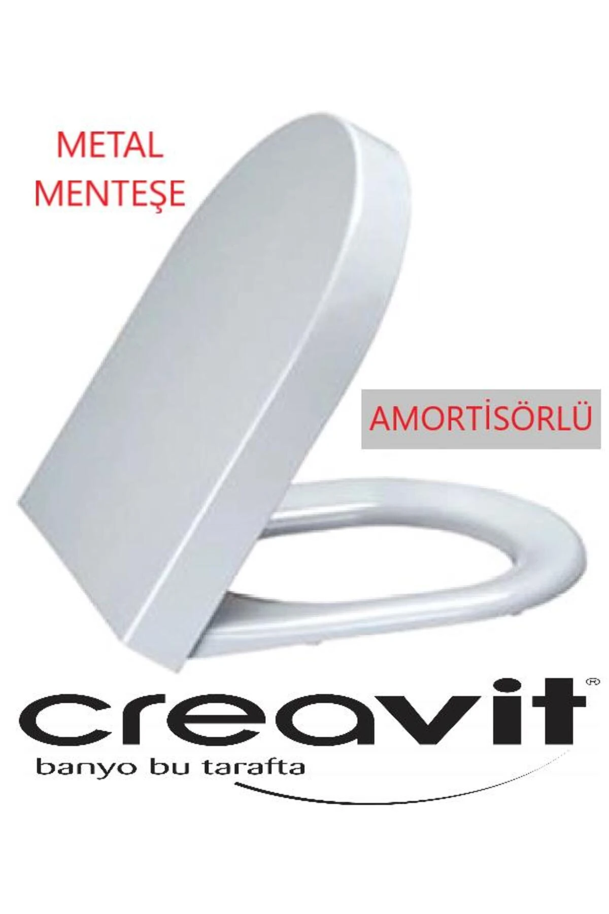 TP325 + KC3161 TERRA ASMA KLOZET METAL MENTEŞE YAVAŞ KAPANIR