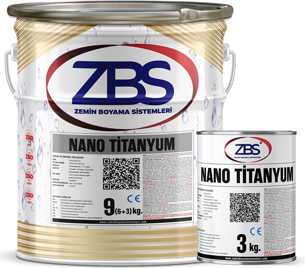 Nano Ti̇tanyum Zemi̇n Boyasi Ral 5015