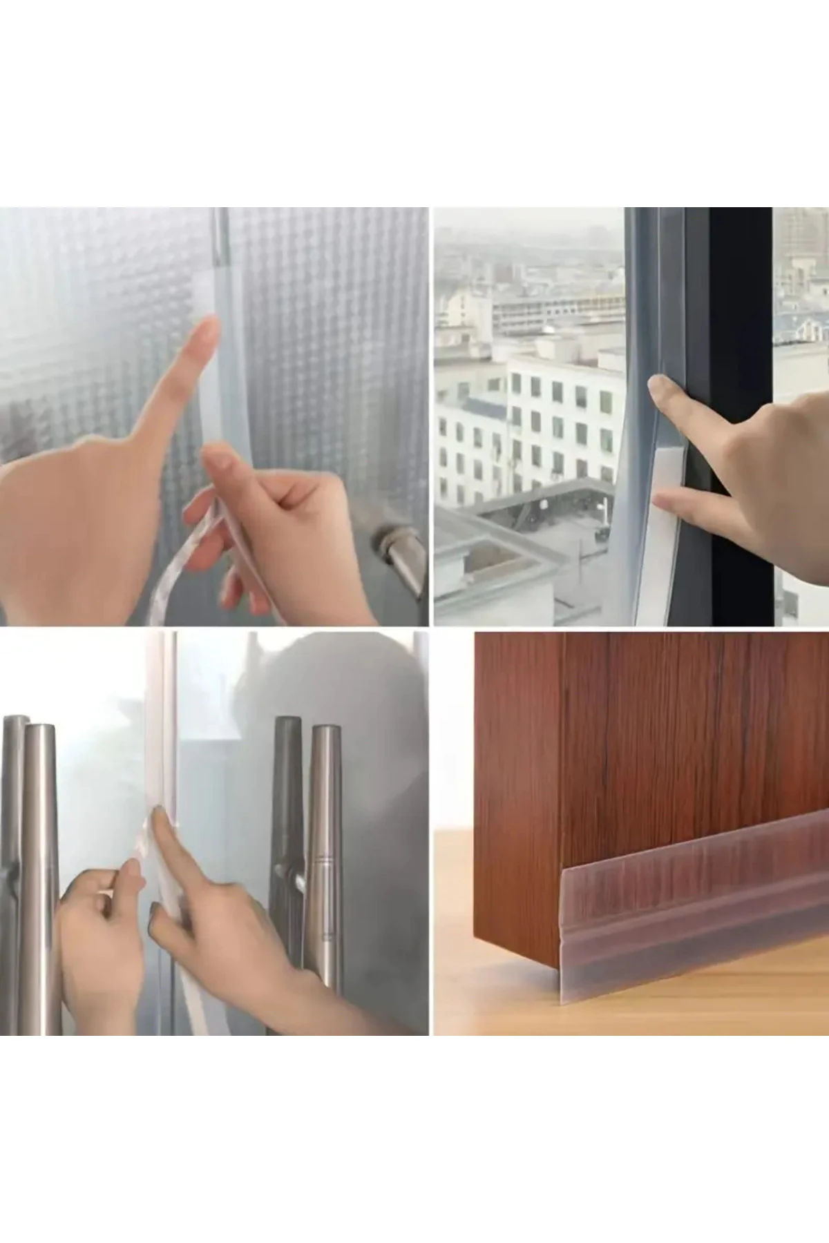 Rüzgar Bandı 5 Metre Kapı Pencere Isı Yalıtım Izolasyon Rüzgar Kesici Şerit Bant Sızdırmazlık