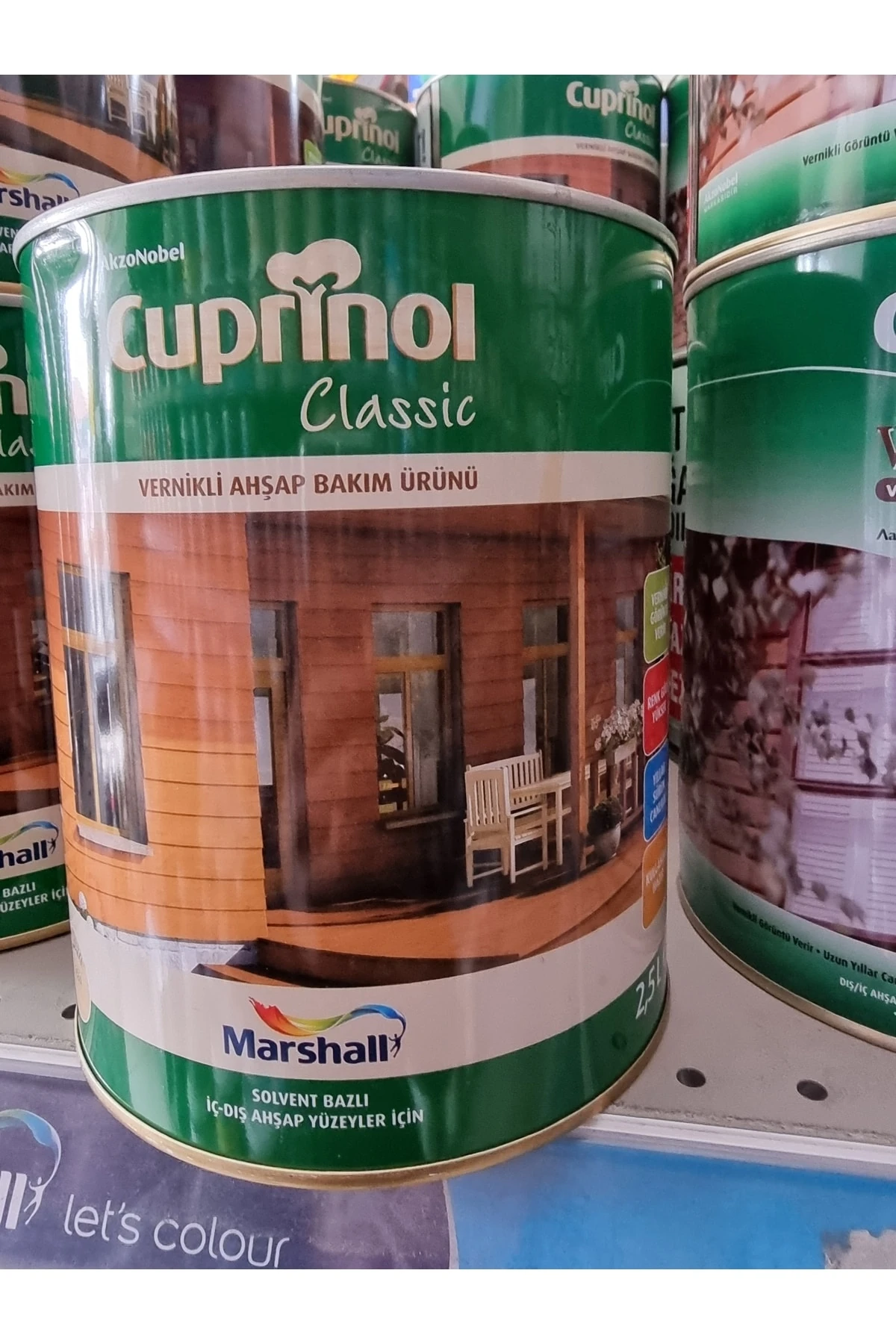 Cuprınol Classic Vernikli Ahşap Koruyucu 2.5 Lt Üvez Ağacı