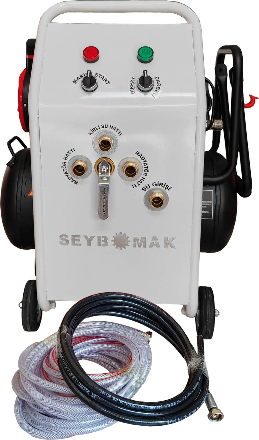 Havalı Petek Temizleme ve Kanal Açma Makinesi 24 Litre Çift Yönlü 2 Hp