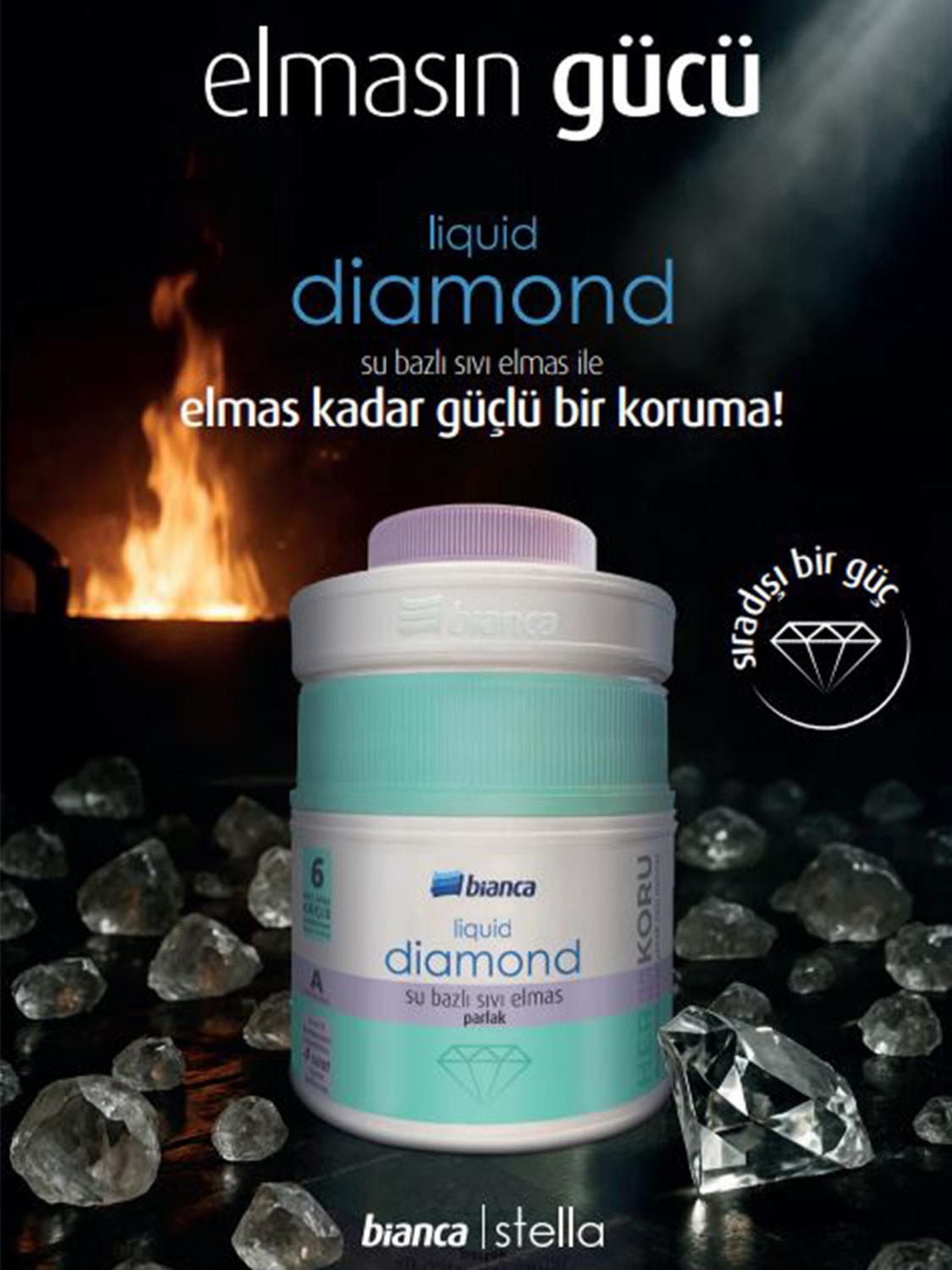 BİANCA  Liquid Diamond - Su Bazlı Sıvı Elmas Parlak 0,600 Gram