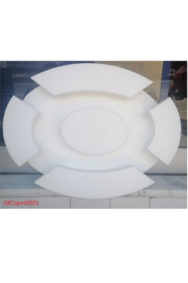 Kartonpiyer Stropiyer Ledli Spotlu Tavan Göbeği Oval  60cm