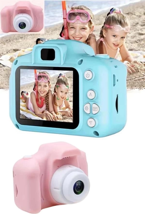 Dijital Fotoğraf Makinesi Çocuk Mini 1080P Hd Kaliteli Renkli