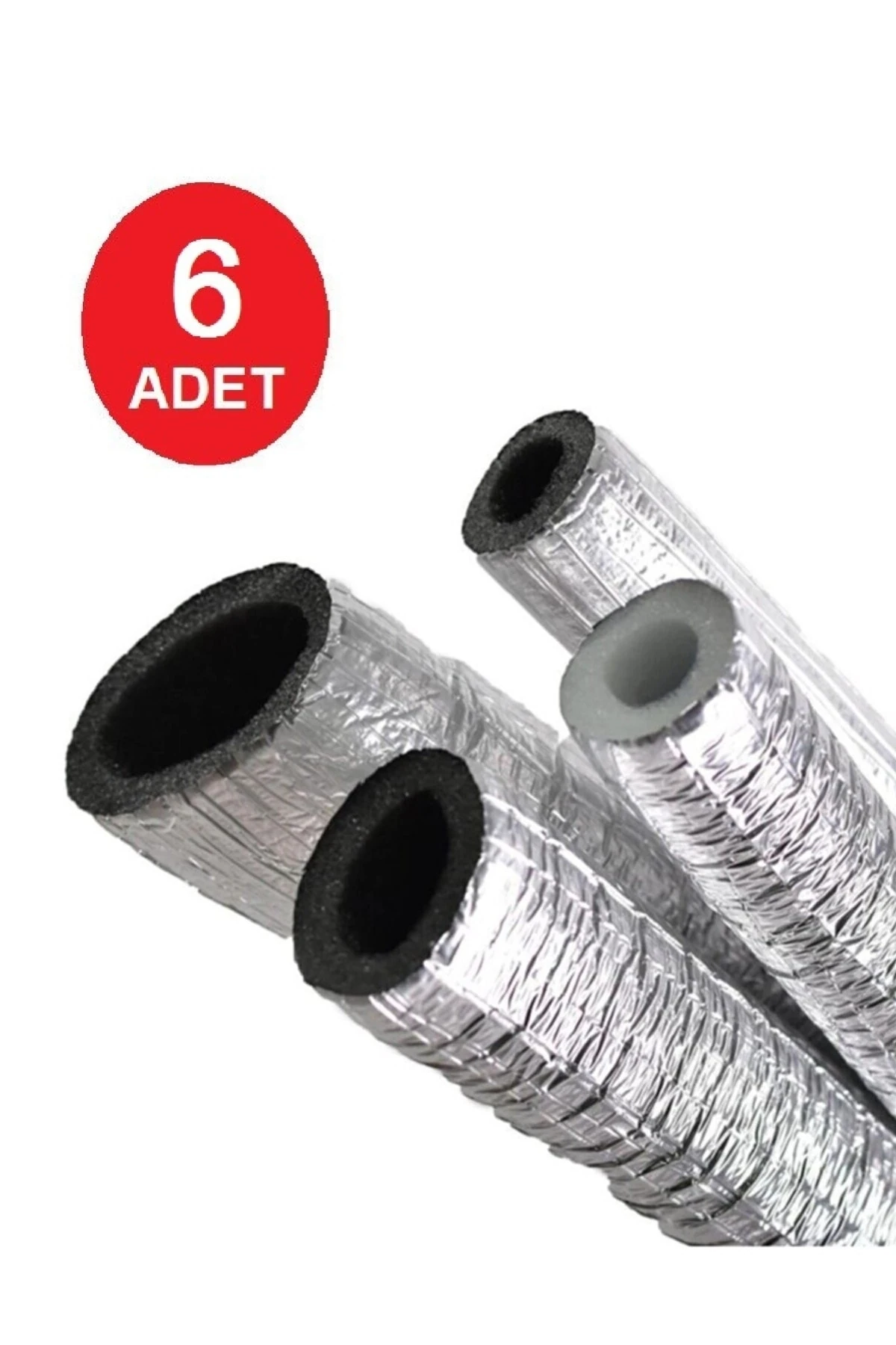 Folyolu Izole Boru Kılıfı 28mm (3/4) 1x6 = 6 Metre