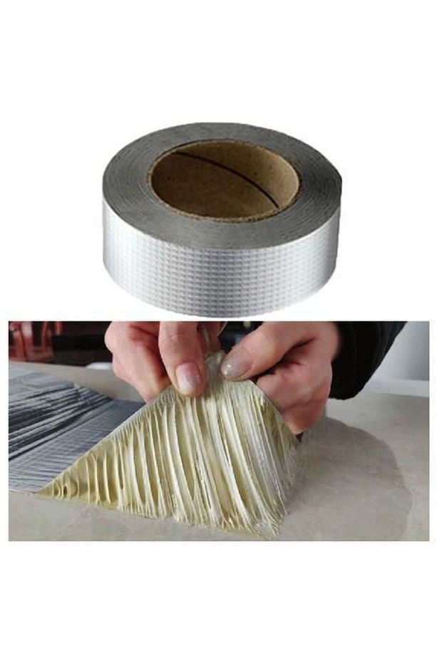 Onduline Isoband Kırmızı 15 Cm-süper Güçlü Su Sızdırmaz Çamur Bant Çatı Boru Tamir Çatlak Bandı