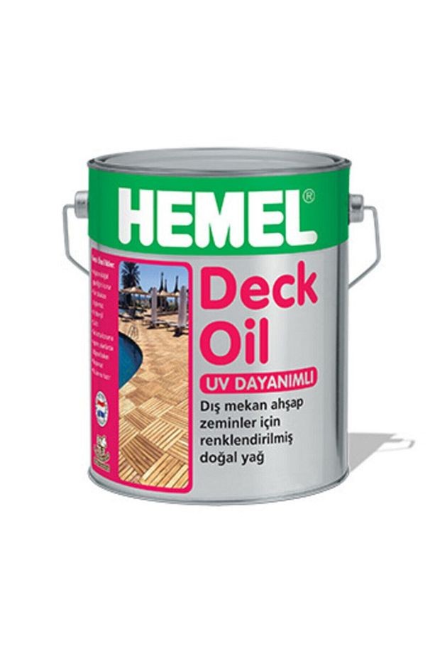 Deck Oil - Deck Zeminler Için Renkli Yağ Teak-15 Lt