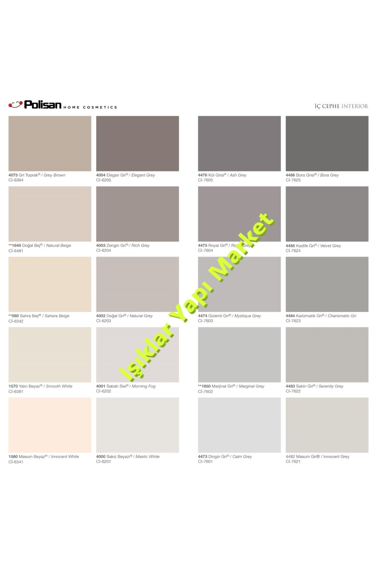 POLİSAN Popüler-plastik-mat-iç Cephe Duvar Boyası-elegan Lila