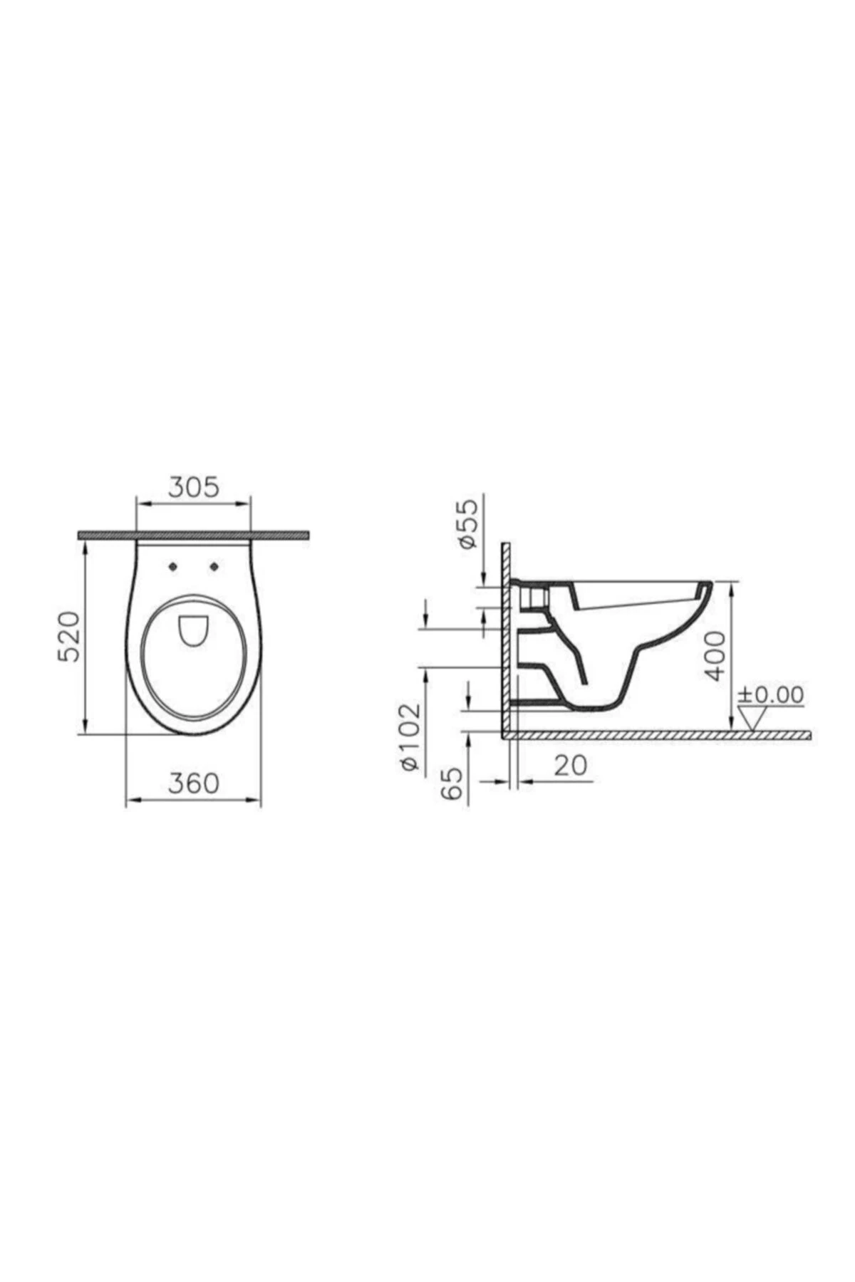 Arkitekt Asma Klozet 6107l003-0850 Soft Kapak