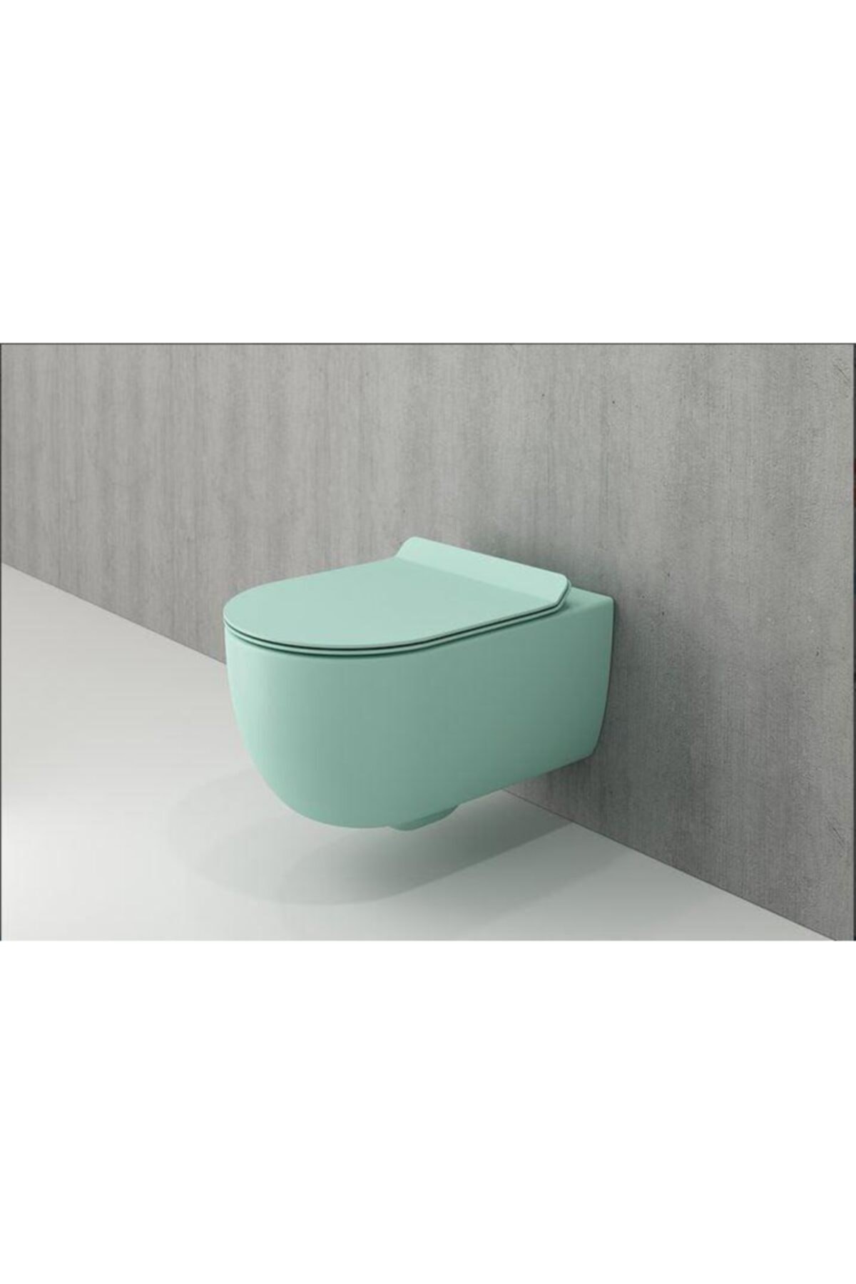 V-Tondo Rımless Asma Klozet Mat Mint Yeşil 1416-033-0128 Kapak Hariç