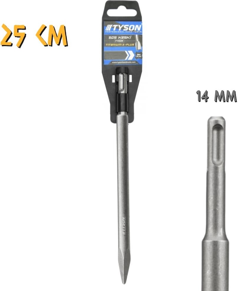 Kupa Tyson Sds Plus Sivri Uçlu Murç - 14X250 Mm.
