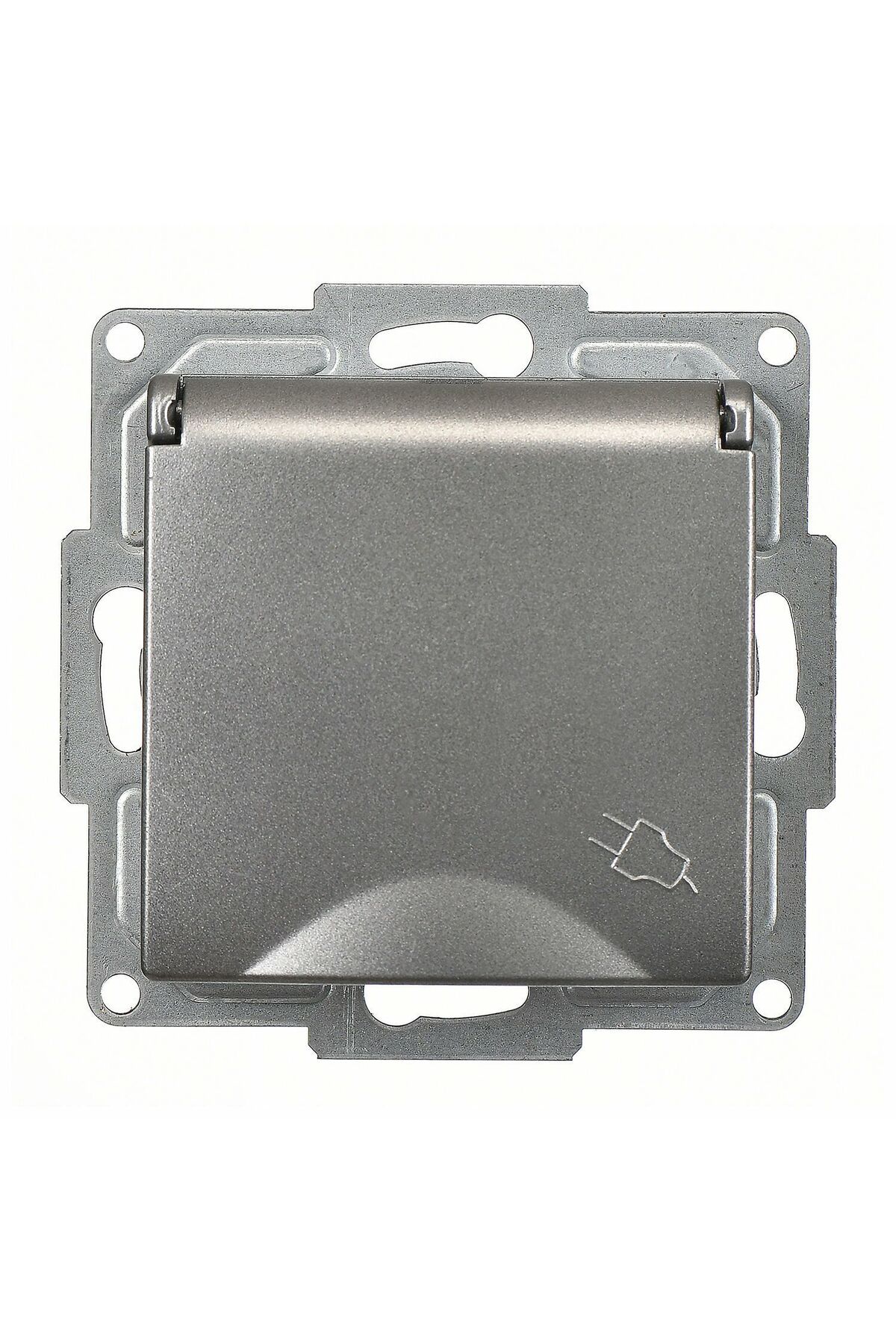 Visage Füme Kapaklı Topraklı Priz Mekanizma