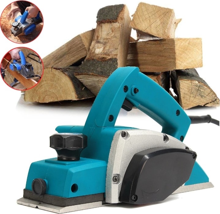 Sjs Metal Sanzıman 3000 W Çift Bıçaklı Professional Planya Makinası + Bıçak